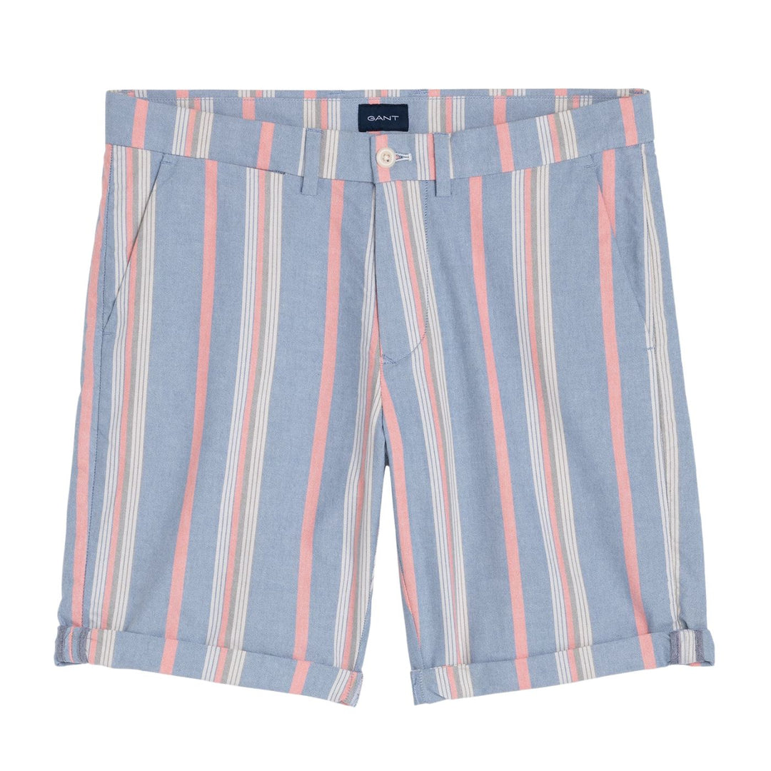 Gant 'Slim Fit' Rövidnadrág I Kék Mintás