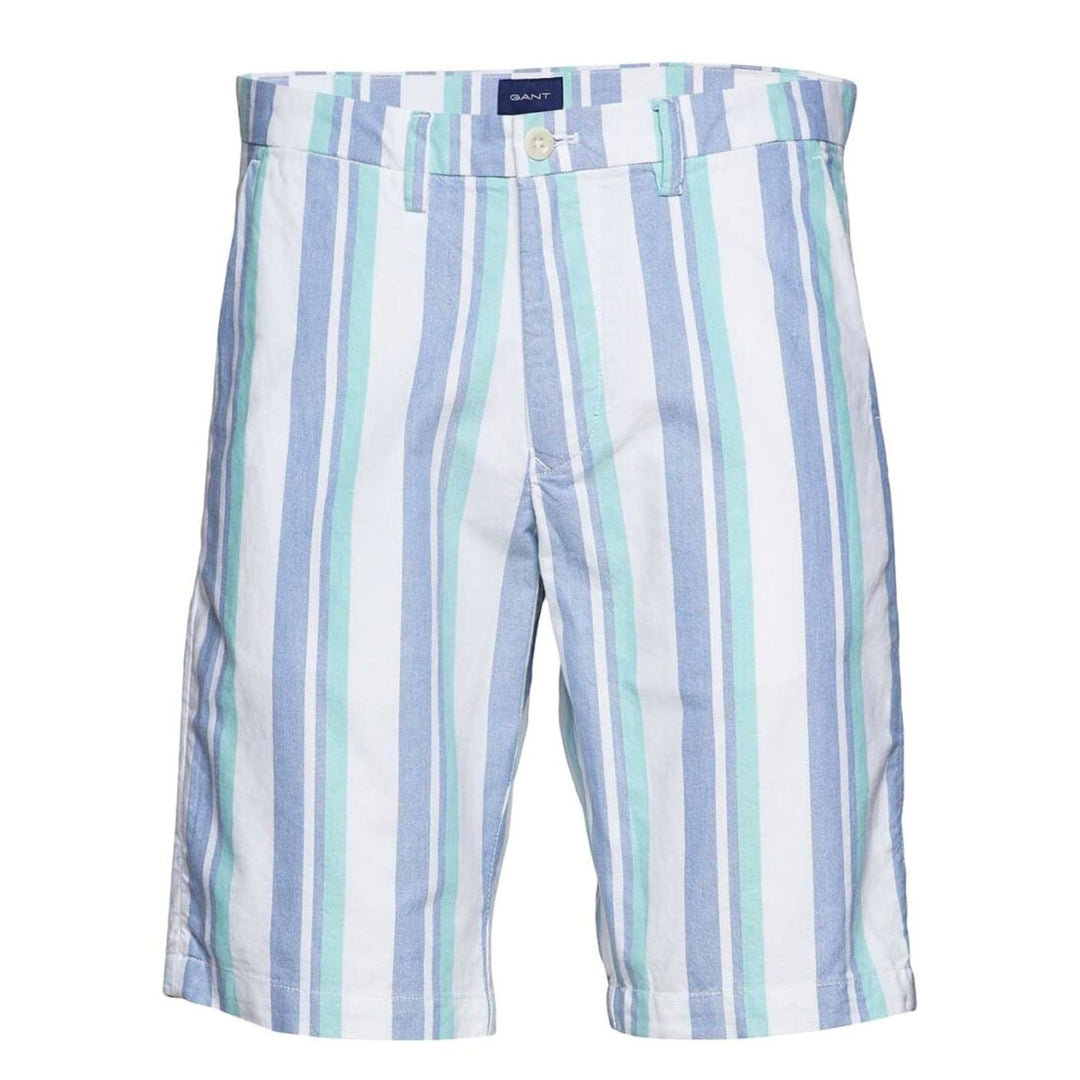 Gant 'Slim Fit' Rövidnadrág I Kék Mintás