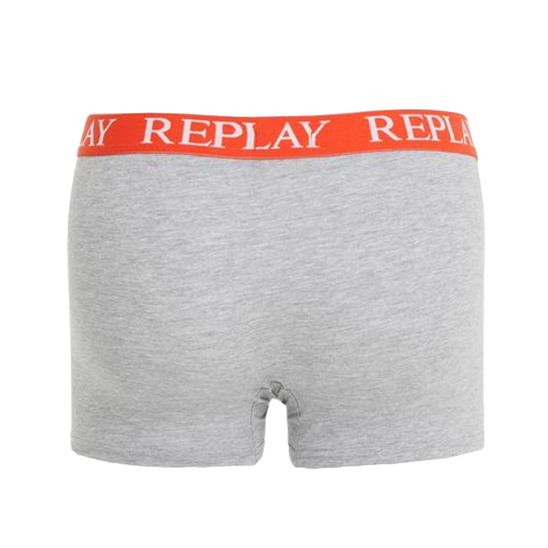 REPLAY Férfi Boxer Szett 2db | Szürke Multi