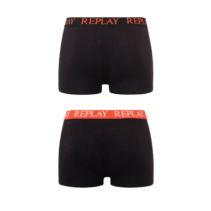 REPLAY Férfi Trunk Szett 2db I fekete-Narancs N270
