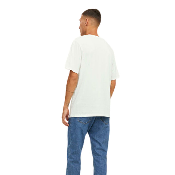 Jack and Jones Férfi JJElogo Tee SS O-neck Póló | Fehér