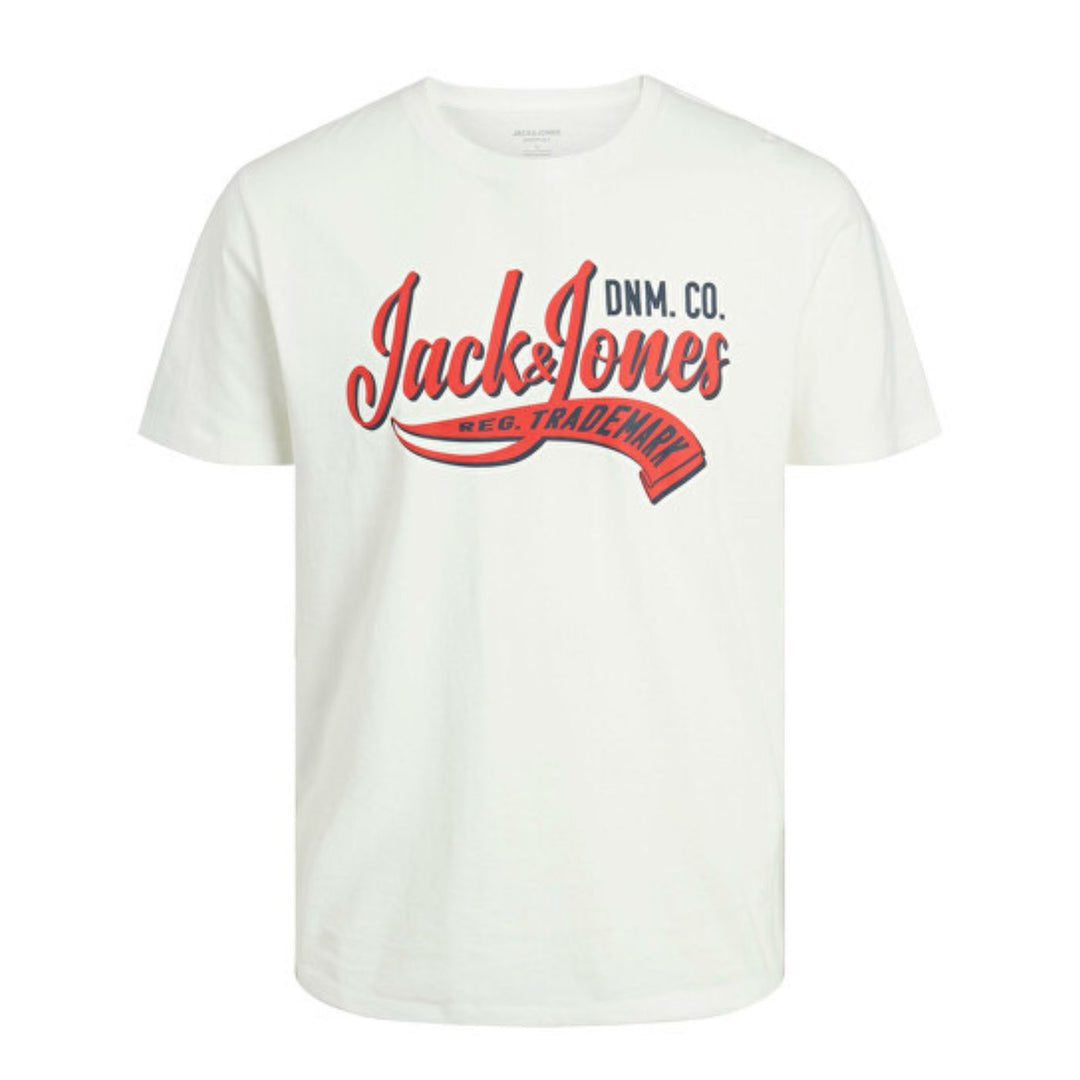 Jack and Jones Férfi JJElogo Tee SS O-neck Póló | Fehér