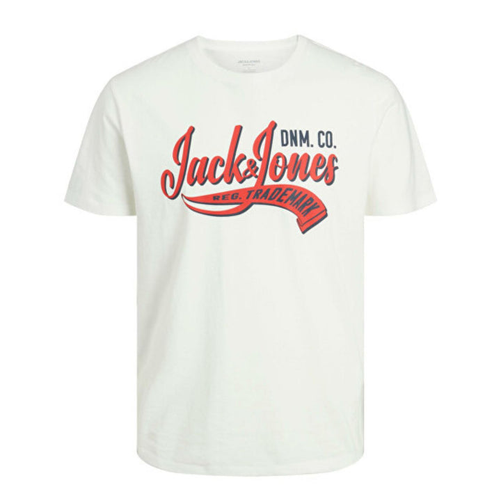 Jack and Jones Férfi JJElogo Tee SS O-neck Póló | Fehér