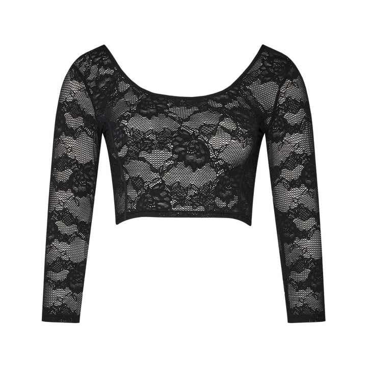 Triumph Smart Deco Crop Top | Fekete