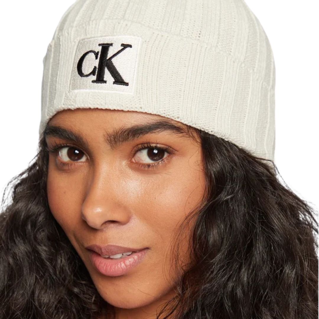 Calvin Klein Női Kötött Sapka | Off White