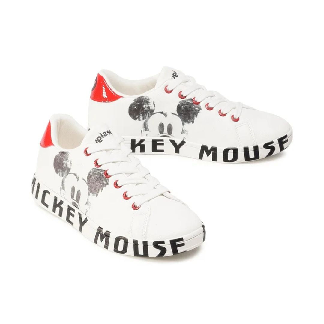 Desigual női Micki Mouse Sneakers | Fehér