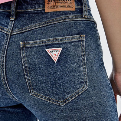 Guess Női Mid-Rise Bootcut Denim Pants I Kék