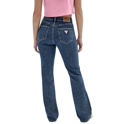 Guess Női Mid-Rise Bootcut Denim Pants I Kék