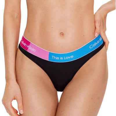 Calvin Klein Női Thong Alsó I Fekete