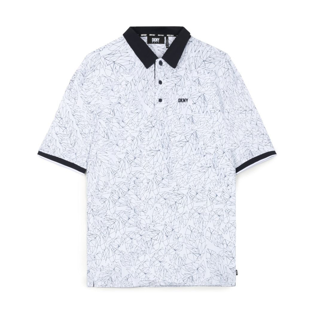 DKNY férfi Pólóing | Fehér Mintás