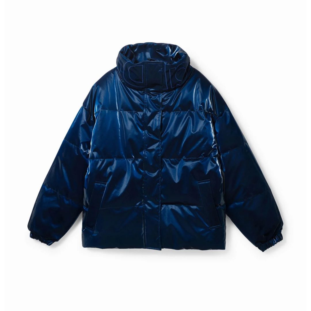 Desigual Padded Rem Dzseki | Sötétkék