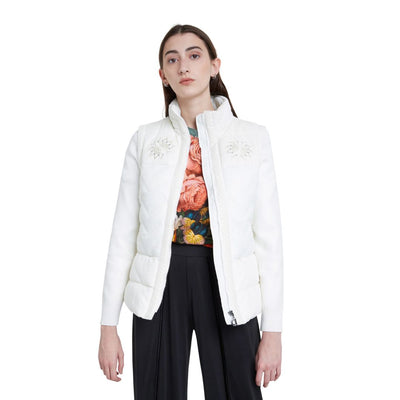 Desigual Padded Edimburgo Dzseki | Fehér Mintás