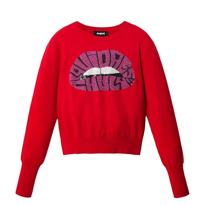 Desigual Jers Esopo Pulóver | Piros