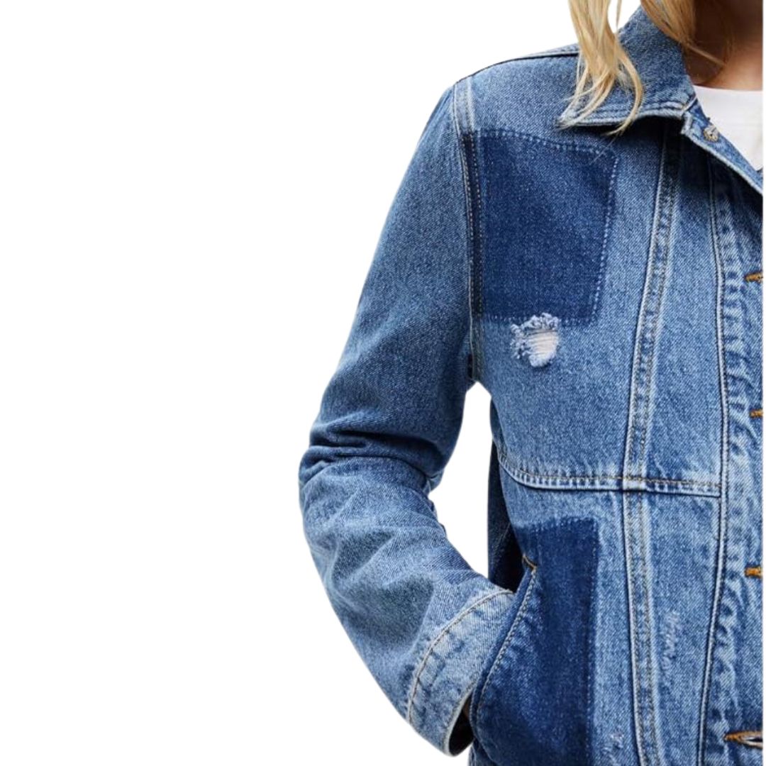 Desigual Női Farmer Chaq Akai Dzseki I Kék