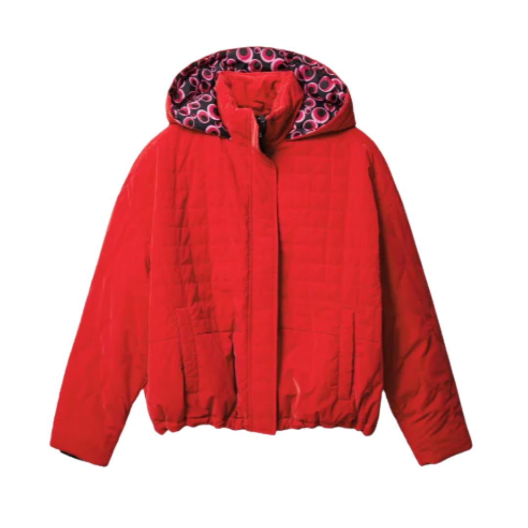 Desigual Női  Padded Frida Kabát I Piros
