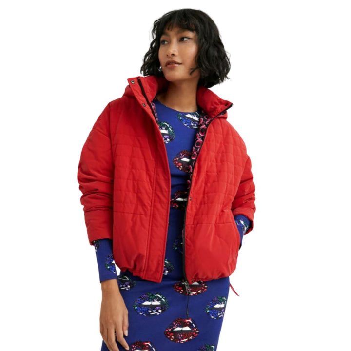 Desigual Női  Padded Frida Kabát I Piros