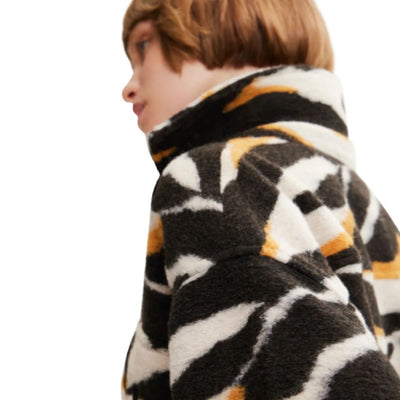 Desigual Női Gyapjúkeverék Chaq Rass Kabát I Többszínű