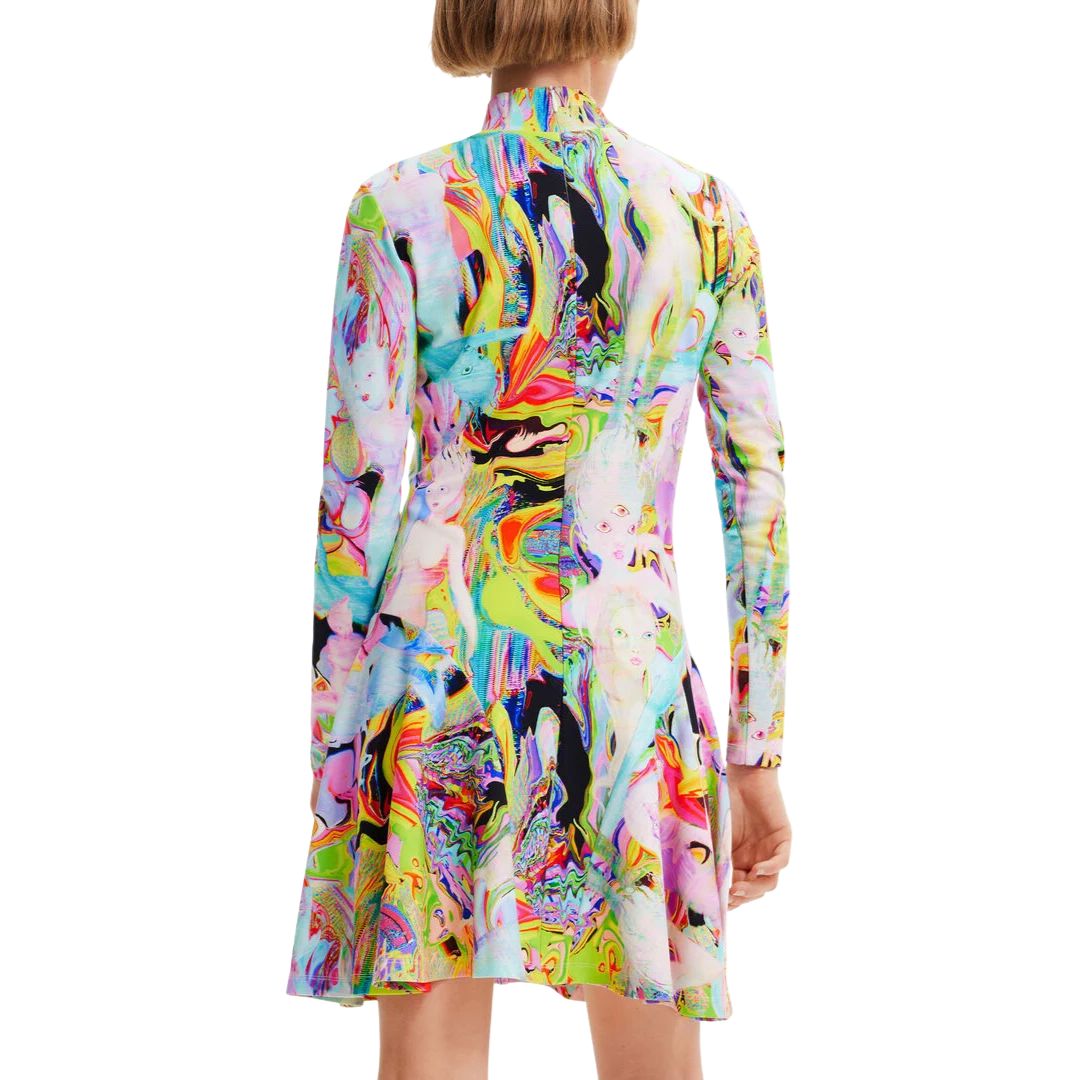 Desigual Női Vest Bosko Ruha I Sokszínű