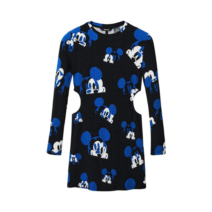 Desigual Női Vest Faces Mickey Ruha I Fekete