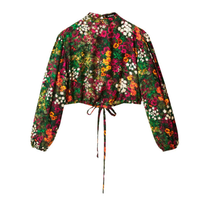 Desigual Női Flowers Blúz I Sokszínű