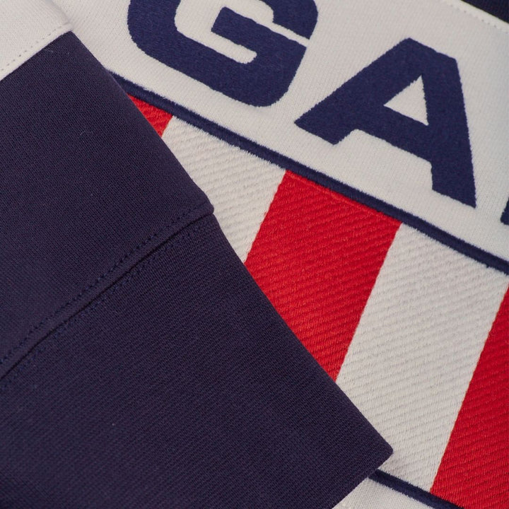 Gant Női   Retro Logo Block Crew Neck Pulóver I Kék
