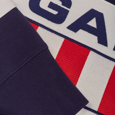 Gant Női   Retro Logo Block Crew Neck Pulóver I Kék