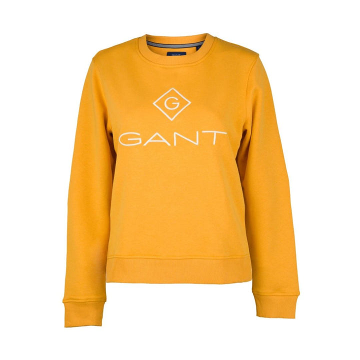 Gant Női Lock Up C neck Pulóver I Sárga