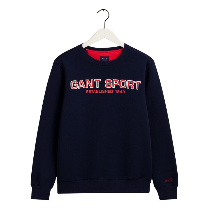 Gant Férfi Sport Neck Pulóver I Kék