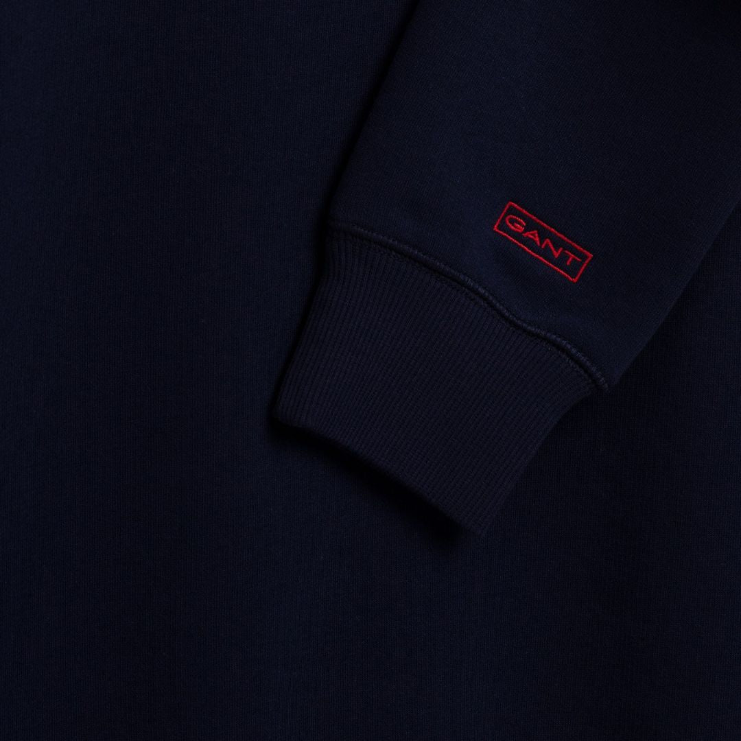 Gant Férfi Sport Neck Pulóver I Kék