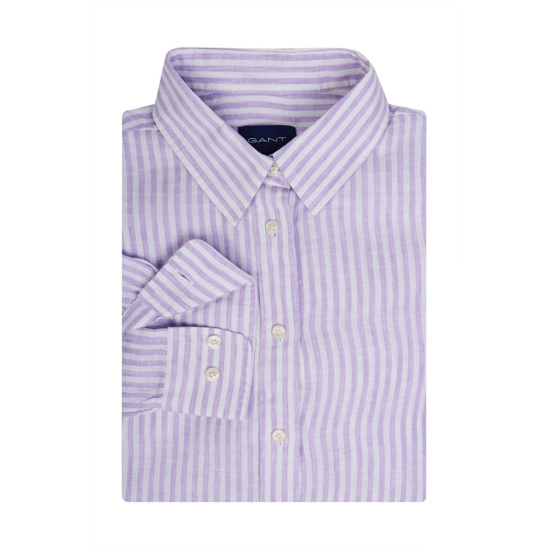 Gant Női Reg Linen Stripe Shirt