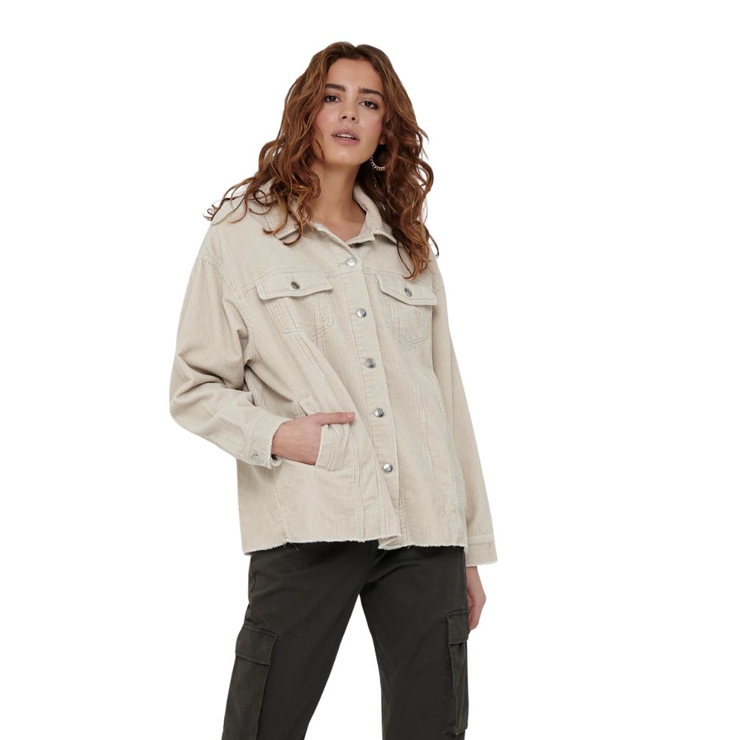 Only Női Onlbitten life Cord Dzseki I Bézs