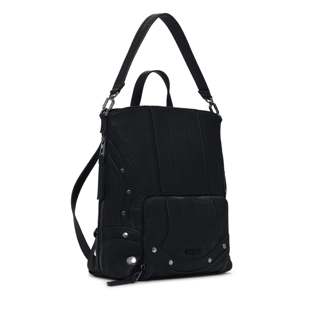 Desigual Női Back Embro Patch Pretoria Hátizsák I Fekete