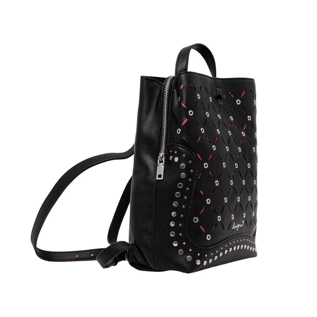 Desigual Női Back Yankee Metal Patch Sumy Mini Hátizsák I Fekete