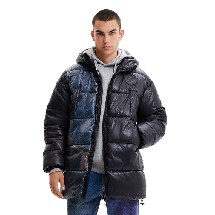 Desigual Férfi Chaq Bownie Kabát I Fekete