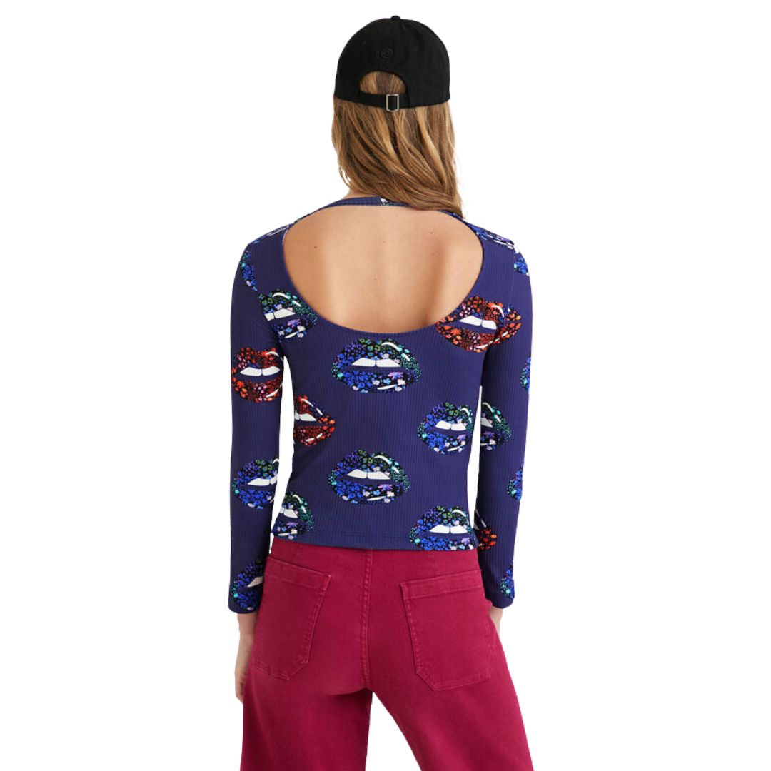 Desigual Női Ts Gala Felső I Lila