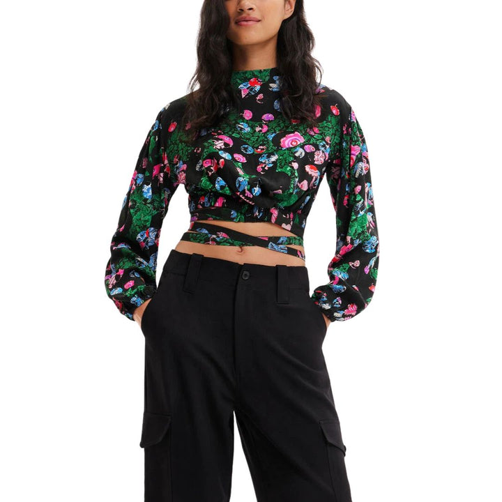 Desigual Női Garden Blúz I Fekete