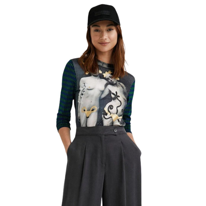 Desigual Női Ts Night Póló I Fekete