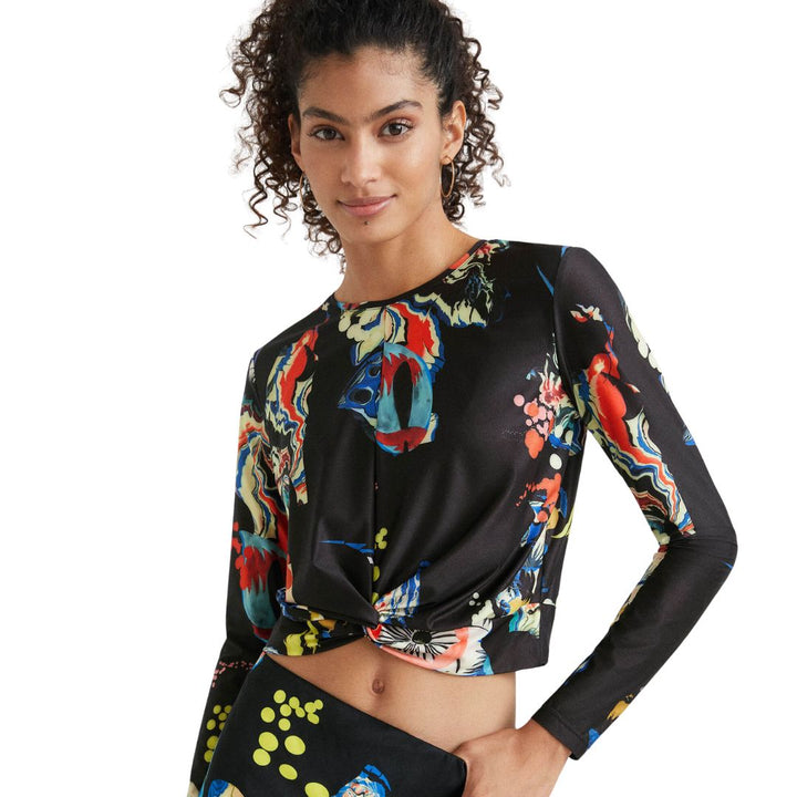 Desigual Női Ts Uma Felső I Fekete