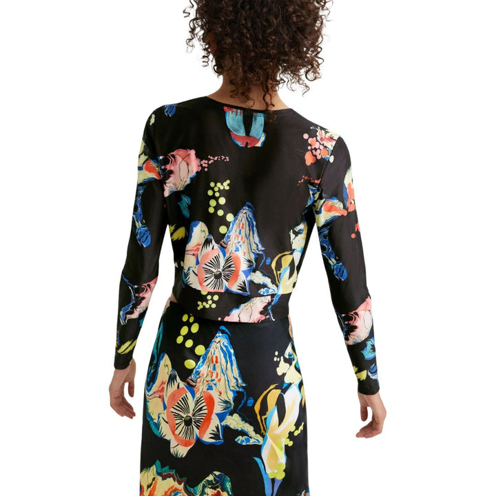 Desigual Női Ts Uma Felső I Fekete