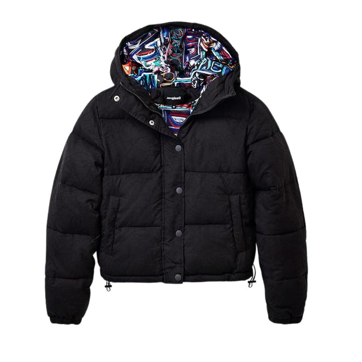 Desigual Női Padded Atlanta Kabát I Fekete
