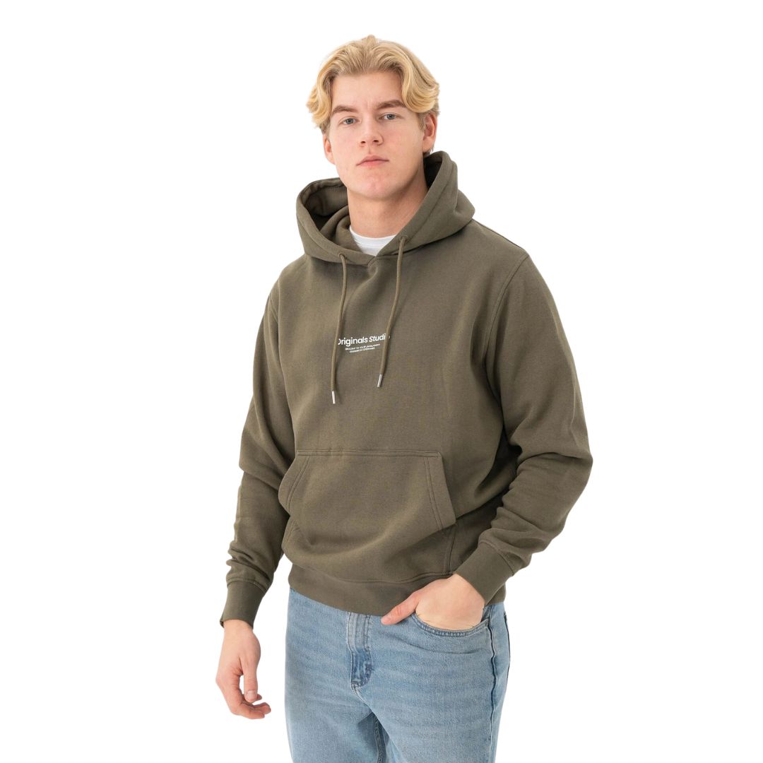 Jack & Jones Férfi Kapucnis Pulóver I Zöld