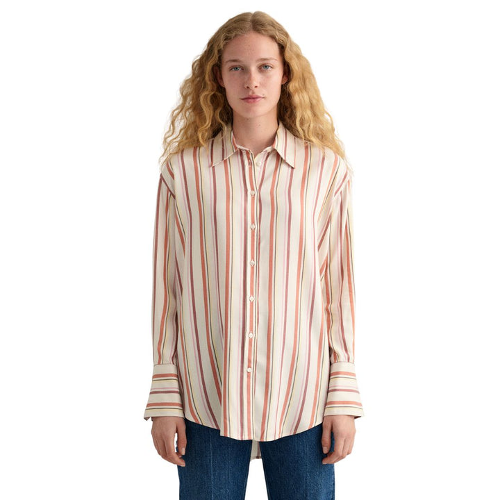 Gant Női Relaxed Multistripe Shirt I Sokszínű