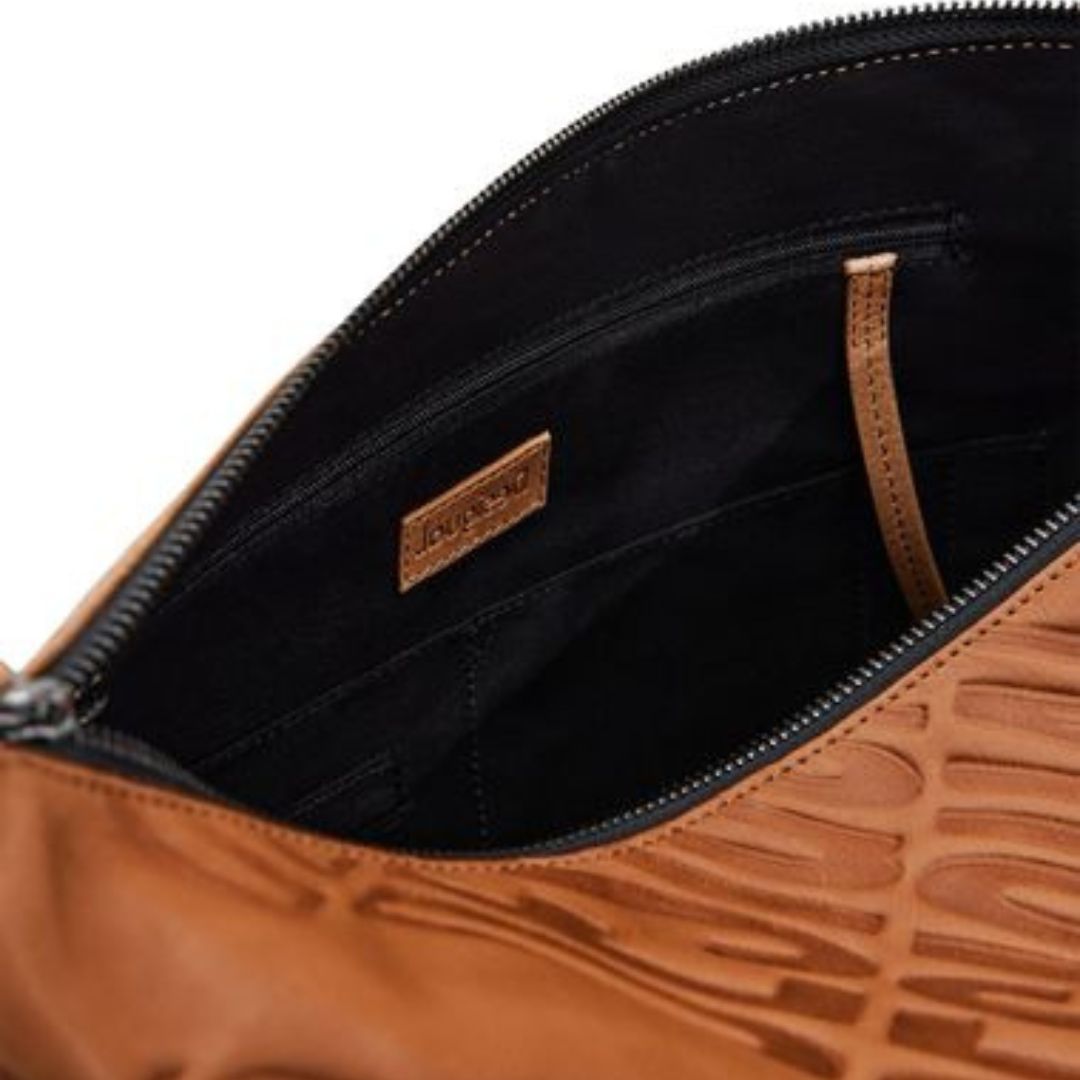 Desigual Női Bőr Logorama Kézitáska I Barna