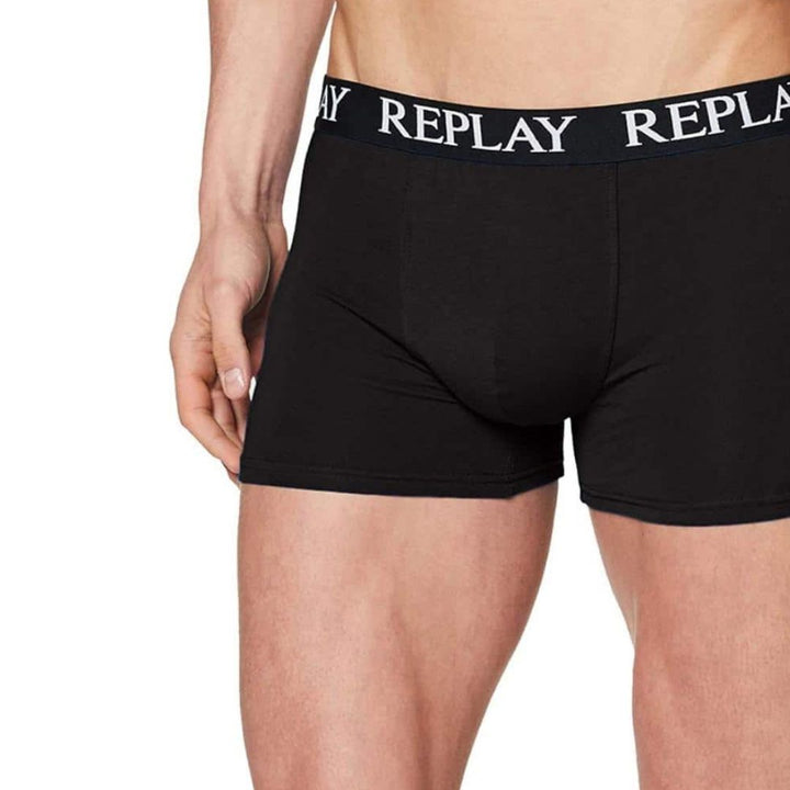 REPLAY Férfi Trunk Szett 2db I Fekete N171