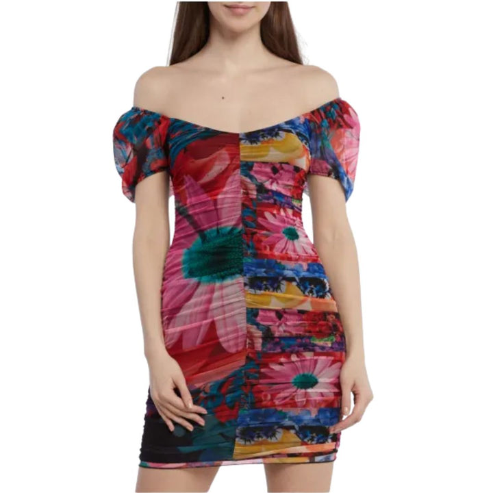Desigual Női Marsella Ruha I Színes Virágos
