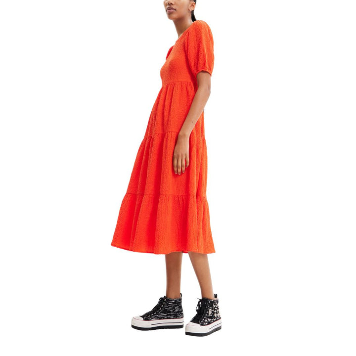 Desigual Női Vest Wend Ruha I Élénk Korall