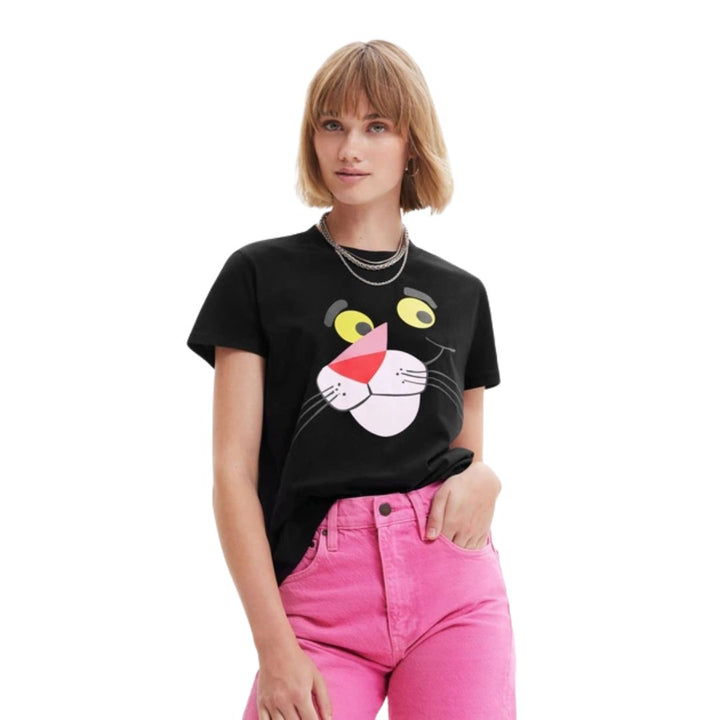 Desigual Női Póló Pink Panther I Fekete