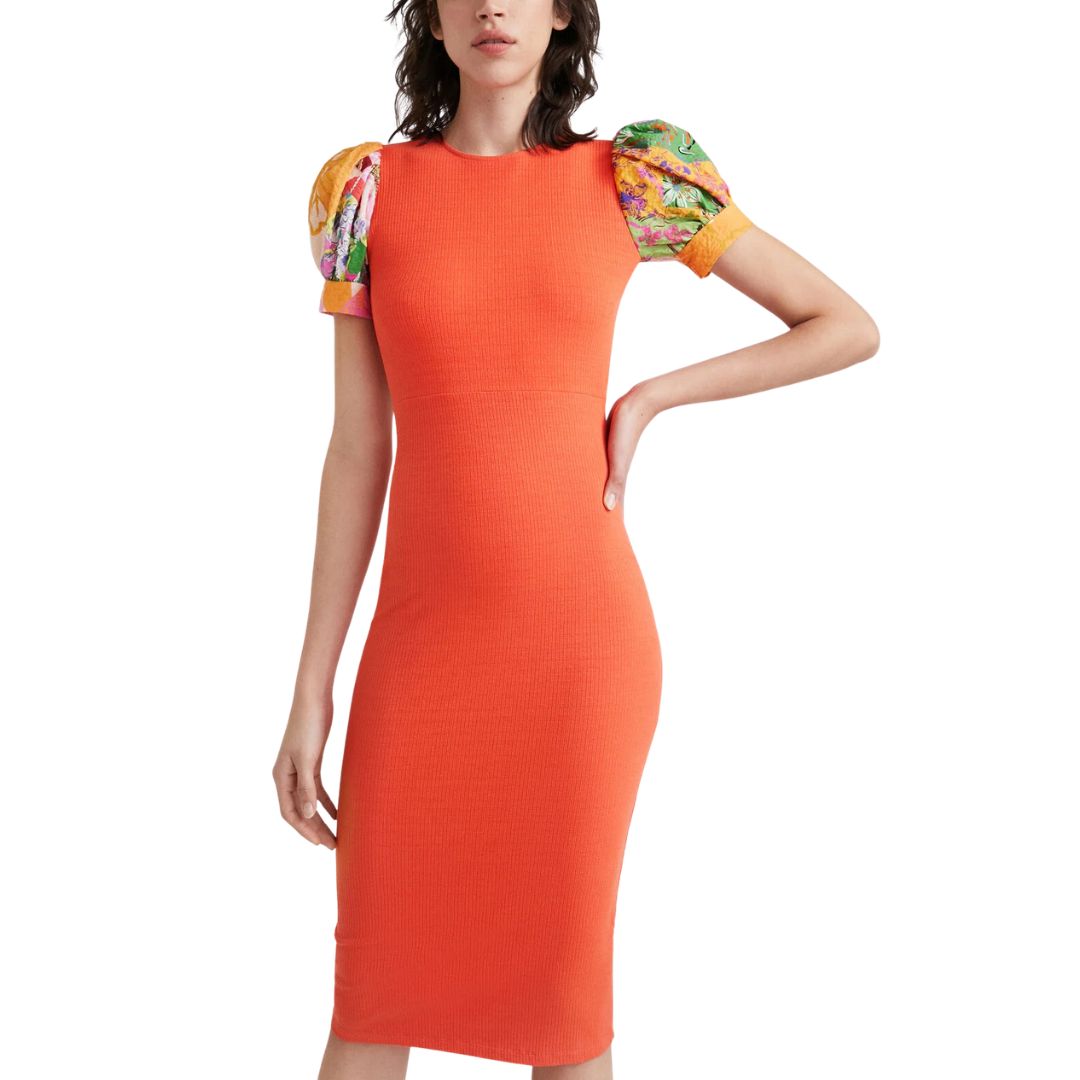 Desigual Női Globo Ruha I Narancs