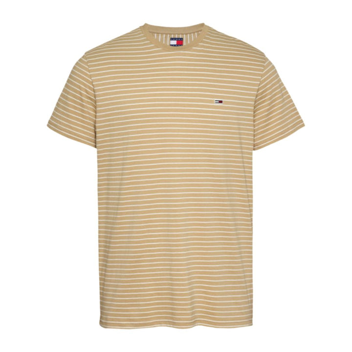 Tommy Hilfiger Férfi Póló I Bézs csíkos