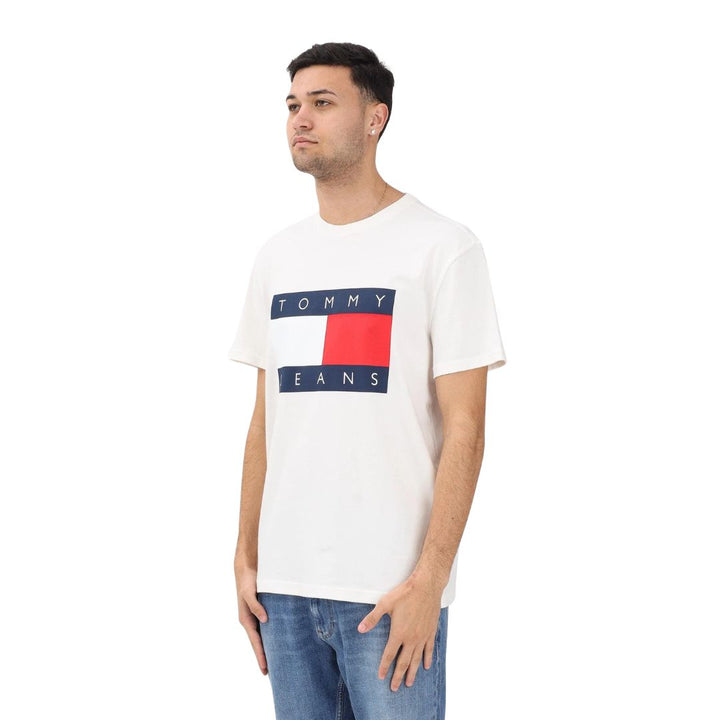 Tommy Hilfiger Férfi Póló I Törtfehér